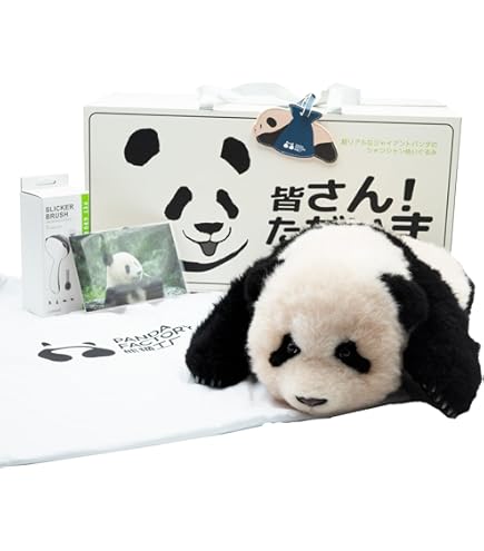 熊猫工房/七仔(チーザイ)パンダ、リアルぬいぐるみ Amazon.co.jp: 熊猫